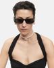 Magda Butrym Magda Butrym x Linda Farrow embellished rectangular sunglasses - 6