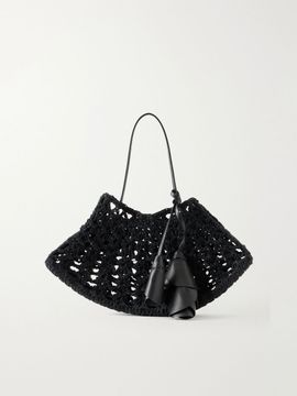 MAGDA BUTRYM Maya crocheted leather top-handle bag