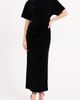 Maggy London Maggy London Asymmetric Velvet Maxi Dress - 1