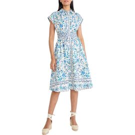 Maggy London Maggy London Cap Sleeve Shirtdress