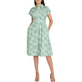 short sleeve necktie midi dress maggy london Maggy London Short Sleeve Necktie Midi Dress - Black