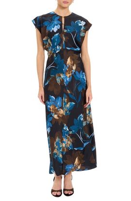 Maggy London Maggy London Floral Printed Maxi Dress