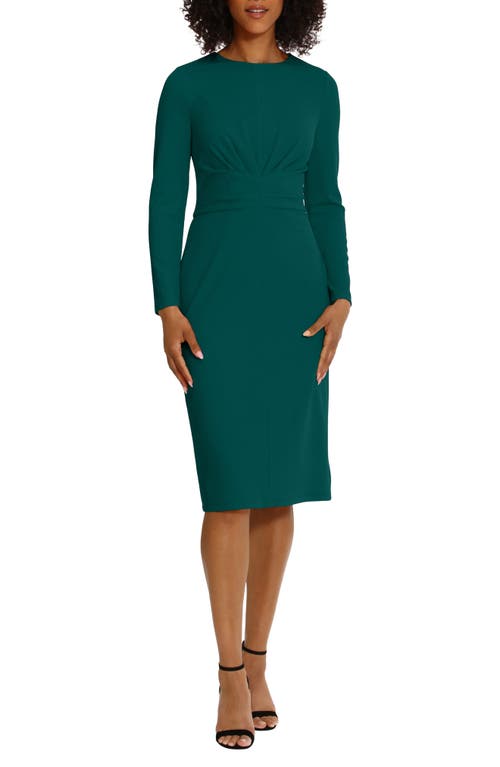 Maggy London Maggy London Long Sleeve Sheath Dress