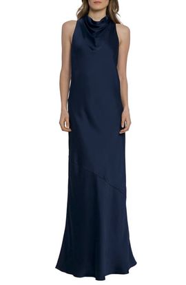 Maggy London Maggy London Sleeveless Cowl Neck Gown