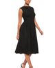 Maggy London Maggy London Sleeveless Metallic Midi Dress - 3