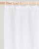 MagicLinen MagicLinen Tie Top Linen Curtain Panel in White at Urban Outfitters - 4