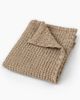 MagicLinen MagicLinen Waffle Bath Mat in Beige at Urban Outfitters - 3