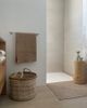 MagicLinen MagicLinen Waffle Bath Mat in Beige at Urban Outfitters - 4