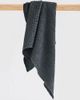 MagicLinen MagicLinen Waffle Bath Towel in Dark Gray at Urban Outfitters - 3