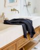 MagicLinen MagicLinen Waffle Bath Towel in Dark Gray at Urban Outfitters - 4
