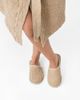 MagicLinen MagicLinen Waffle Linen Slippers in Beige at Urban Outfitters - 2