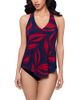Magicsuit Magicsuit Rossobleu Taylor V Neck Draped Tankini Top - 1