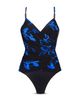 Magicsuit Magicsuit Sketchbook Louise Beaded Strap Ruched Swimsuit - 5