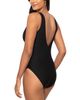 Magicsuit Magicsuit Solid Bronte Lace Up Tasseled Swimsuit - 4