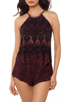 Magicsuit® Magicsuit® Zabra Goldie Skirted One-Piece Swimsuit
