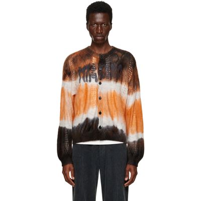 Magliano Magliano Brown & Orange Psychedelic Cardigan