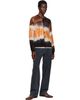 Magliano Magliano Brown & Orange Psychedelic Cardigan - 4