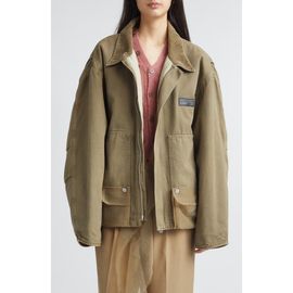 Magliano Magliano Cantiere Sheer Pocket Cotton Canvas Jacket