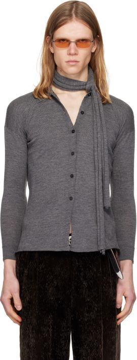 Magliano Magliano Gray Tipa Knitted Cardigan
