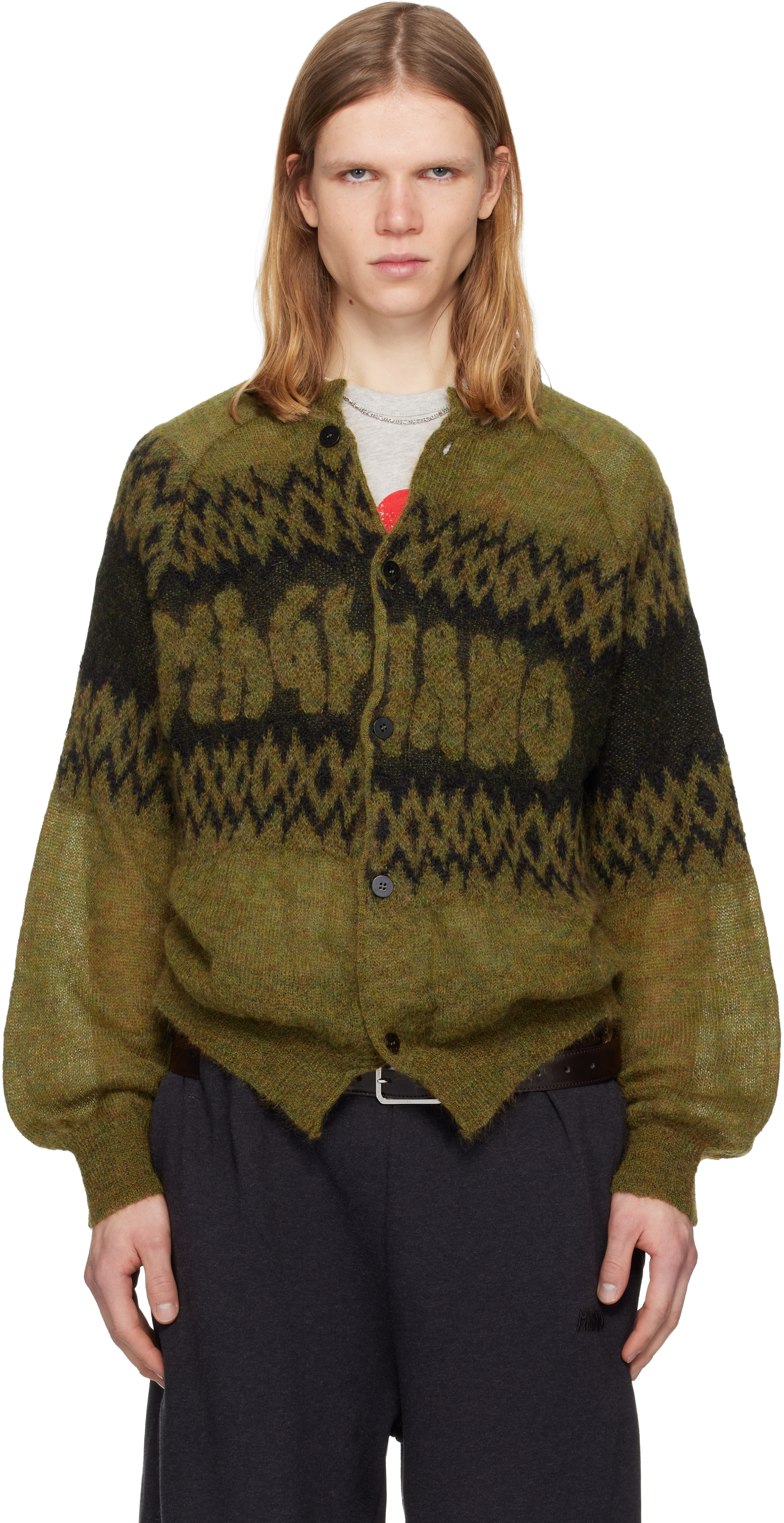 トップス MAGLIANO wool cardigan 23AW Magliano - Yellow Christmas Cardigan