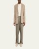 Magliano Men's Lyocell Peoples Pleated Wide-Leg Pants - 2