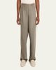 Magliano Men's Lyocell Peoples Pleated Wide-Leg Pants - 4