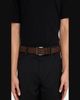 Magnanni Men's Eastwood Textured Suede Leather Belt, Brown - 2