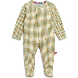 Magnetic Me Magnetic Me Baby Pumpkin Plaid Footie