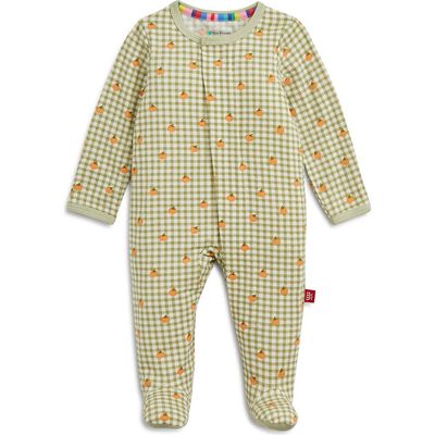 Magnetic Me Magnetic Me Baby Pumpkin Plaid Footie