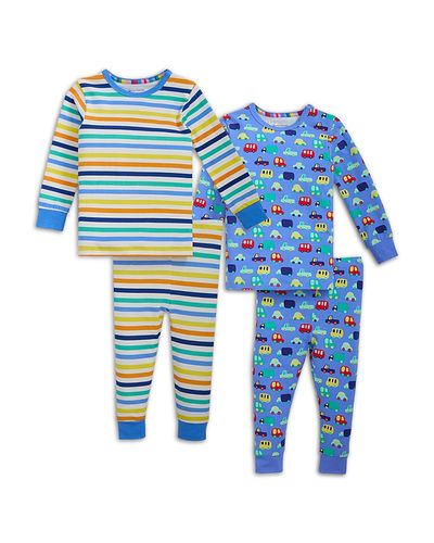 Magnetic Me Magnetic Me Boys' CloudStretch Magnetic Pajamas, 4-Piece Set