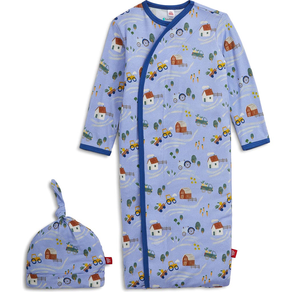 Magnetic Me Magnetic Me Farm to Cradle Gown & Hat Set