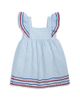Magnetic Me Magnetic Me Girls' Seersucker Striped Flutter Sleeve Magnetic Dress - 1