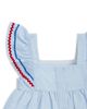 Magnetic Me Magnetic Me Girls' Seersucker Striped Flutter Sleeve Magnetic Dress - 2