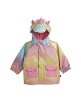 Magnetic Me Magnetic Me Girls' Unicorn Sparkle Print Magnetic Raincoat