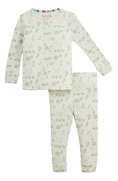 Magnetic Me Magnetic Me Kids' Base Camp Buddies Organic Cotton Two-Piece Fitted Pajamas
