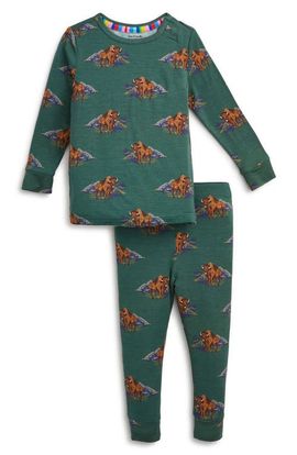 Magnetic Me Magnetic Me Kids' Bison Print Modal Pajamas