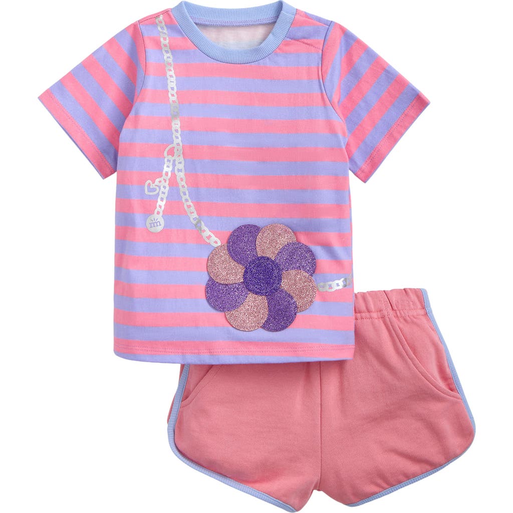Magnetic Me Magnetic Me Kids' Fidget Stripe T-Shirt & Shorts Set