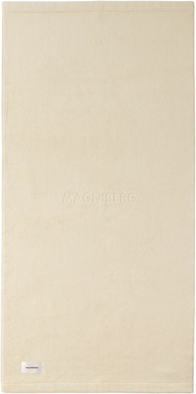 MAGNIBERG MAGNIBERG Off-White Gelato Bath Towel