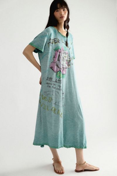Magnolia Pearl Magnolia Pearl Forever Bewildered Midi Tee Dress