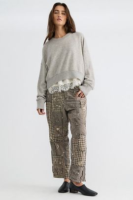 Magnolia Pearl Magnolia Pearl Patchwork Miner Pants