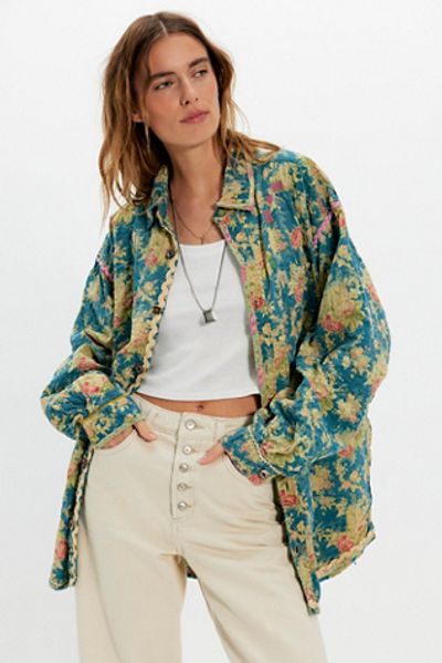 Magnolia Pearl Magnolia Pearl Quilted Landes Oversized Button Down