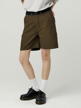 MAGOODGAN Bernard Denim Mix Cotton Bermuda Shorts (4913)