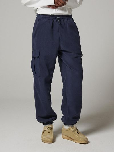 MAGOODGAN Jogger 3153B Fleece Navy Pants