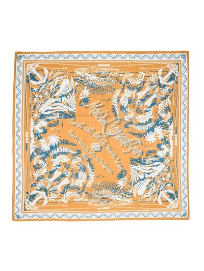 MAGOODGAN Paisley Big Size Cotton Bandana (9208) [Mustard]