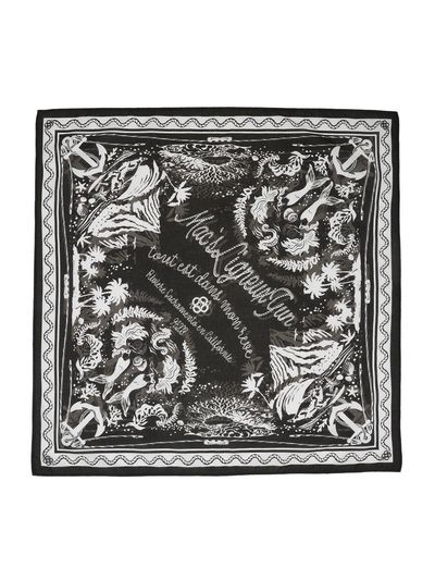 MAGOODGAN Paisley Cotton Bandana (9207) [Black]