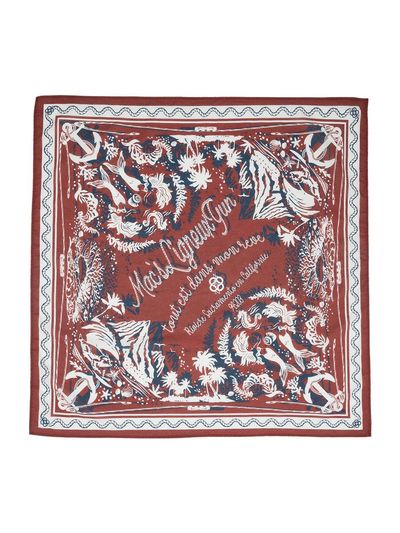 MAGOODGAN Paisley Cotton Bandana (9207) [RED]