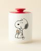 Magpie Magpie Peanuts Snoopy Ceramic Cookie Jar in White at Urban Outfitters - 1