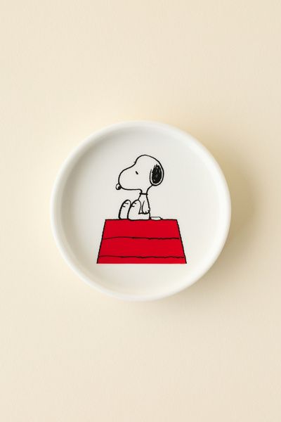 Magpie Magpie X Peanuts Home Sweet Home Round Ceramic Trinket Dish in Assorted at Urban Outfitters