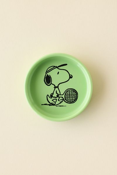 Magpie Magpie X Peanuts Love All Round Ceramic Pin Dish in Green at Urban Outfitters