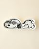 Magpie Magpie X Peanuts Tune Out Snoopy Shaped Ceramic Trinket Dish in White at Urban Outfitters - 1